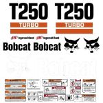 Stickerset Bobcat T250 Turbo