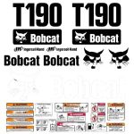 Stickerset Bobcat T190 Zwart &Witte