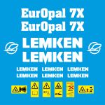 Stickerset Lemken EurOpal 7X