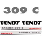 Stickerset Fendt 309 C Farmer