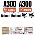 Stickerset Bobcat A300