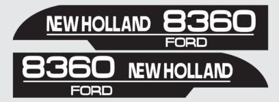 Stickerset New Holland 8360