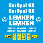Stickerset Lemken EurOpal 6X