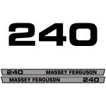 Typenschild Massey Ferguson 240